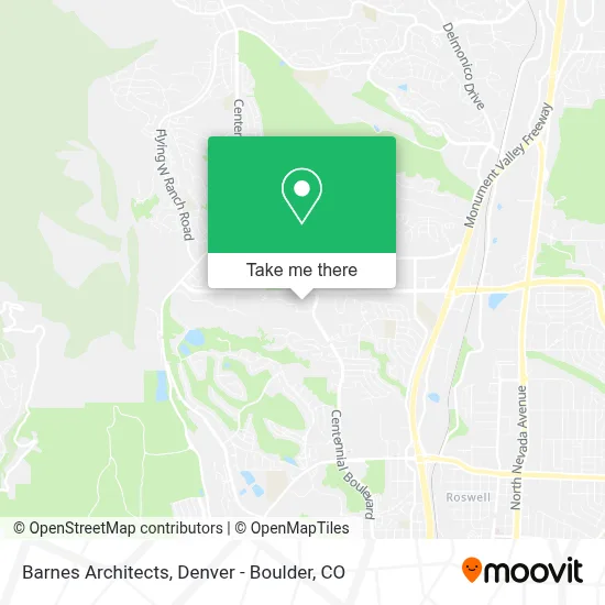 Barnes Architects map