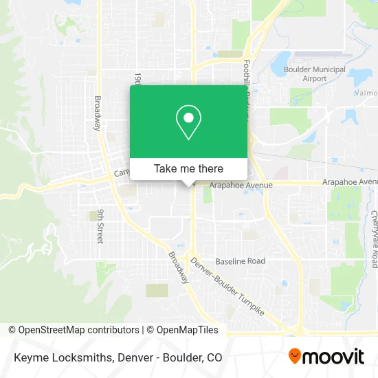 Keyme Locksmiths map