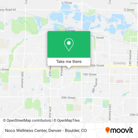 Noco Wellness Center map