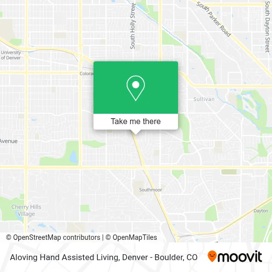 Aloving Hand Assisted Living map
