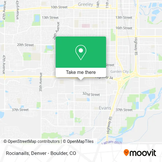 Rocianails map