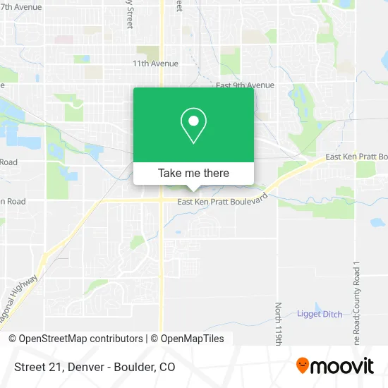 Rue 21 map