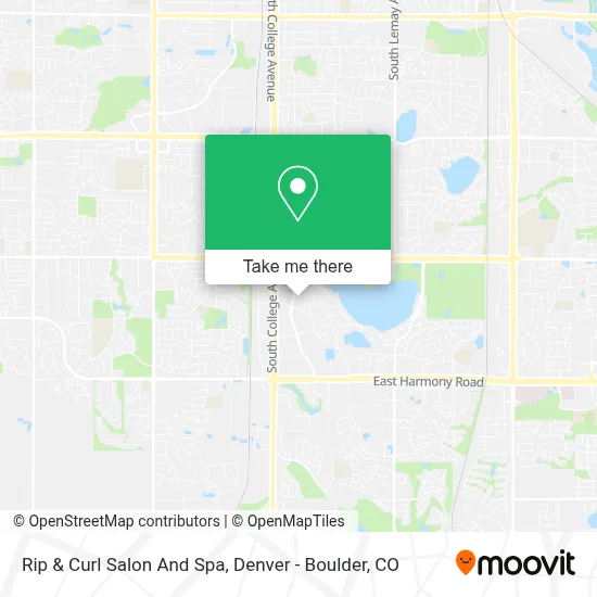 Rip & Curl Salon And Spa map