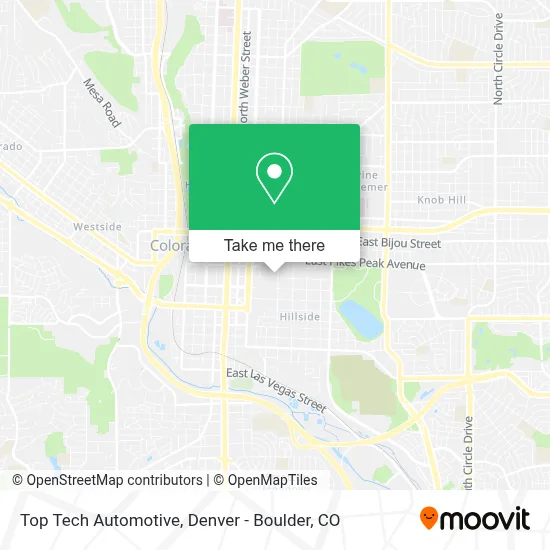 Top Tech Automotive map