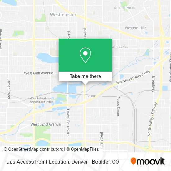 Ups Access Point Location map