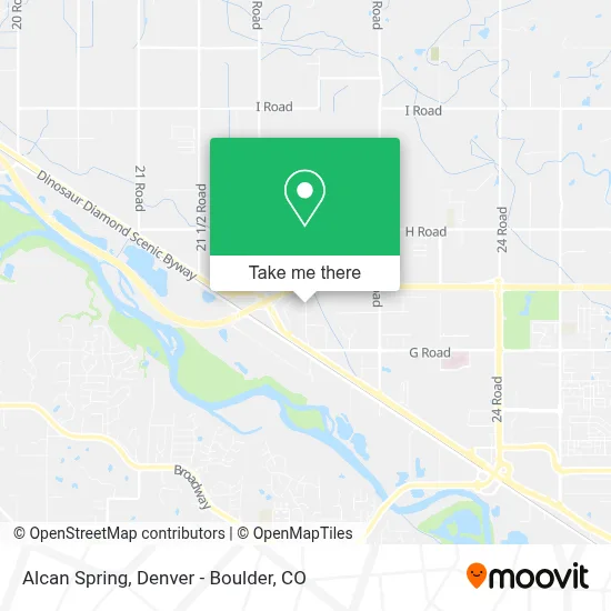 Alcan Spring map