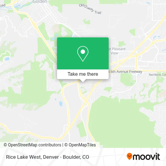 Rice Lake West map