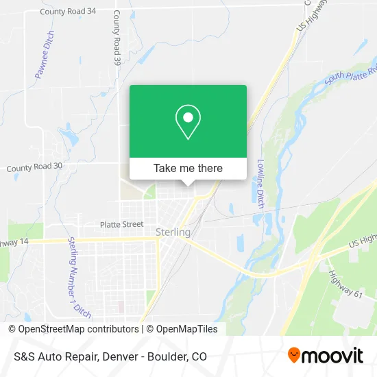 S&S Auto Repair map