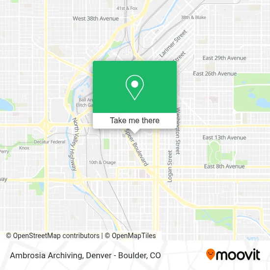 Ambrosia Archiving map