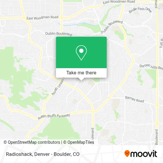 Radioshack map