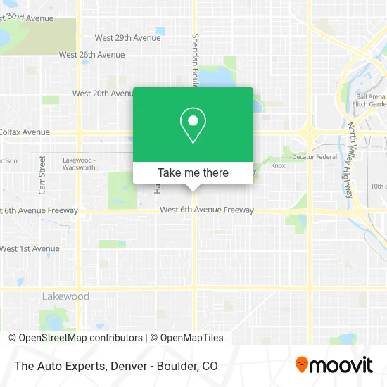 The Auto Experts map