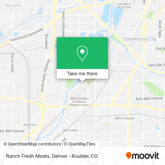 Ranch Fresh Meats map