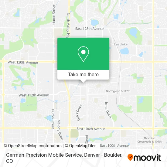 German Precision Mobile Service map