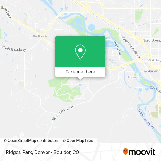 Ridges Park map