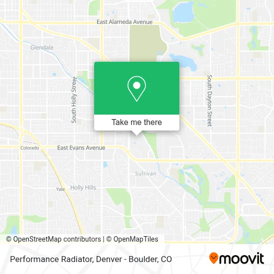 Performance Radiator map