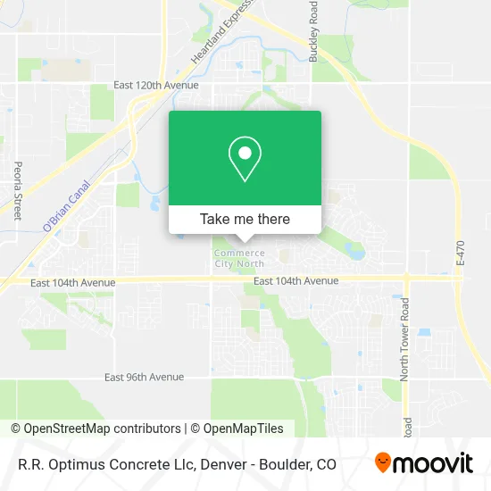 R.R. Optimus Concrete Llc map