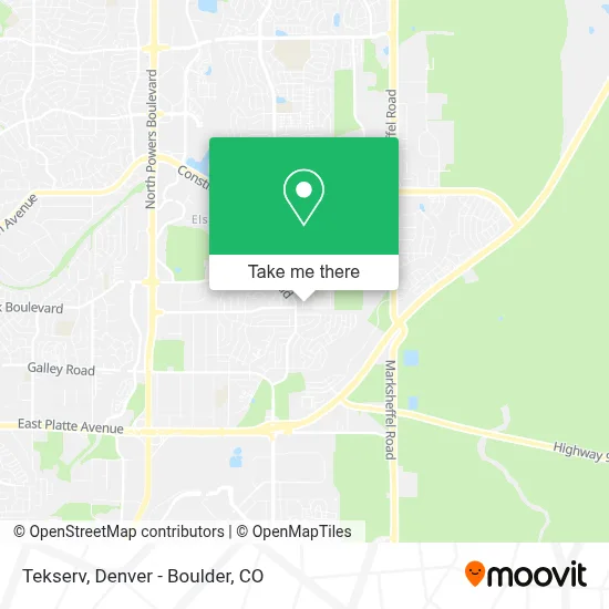 Tekserv map