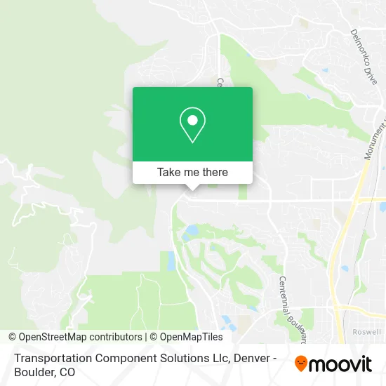 Transportation Component Solutions Llc map