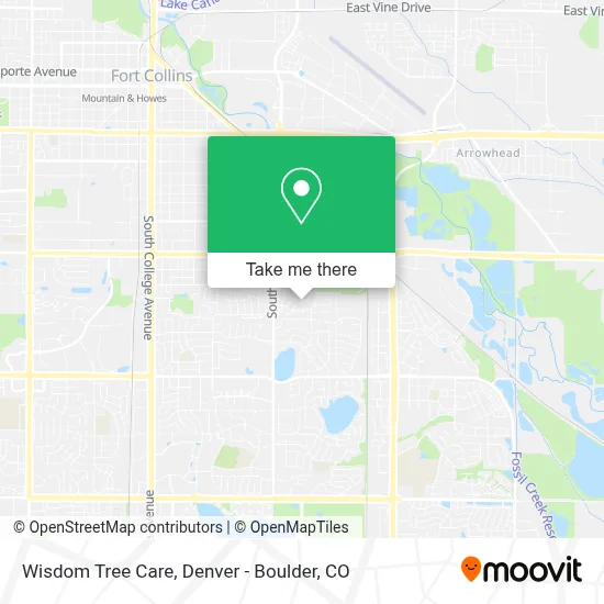 Wisdom Tree Care map