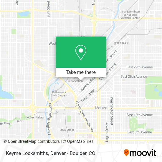 Keyme Locksmiths map