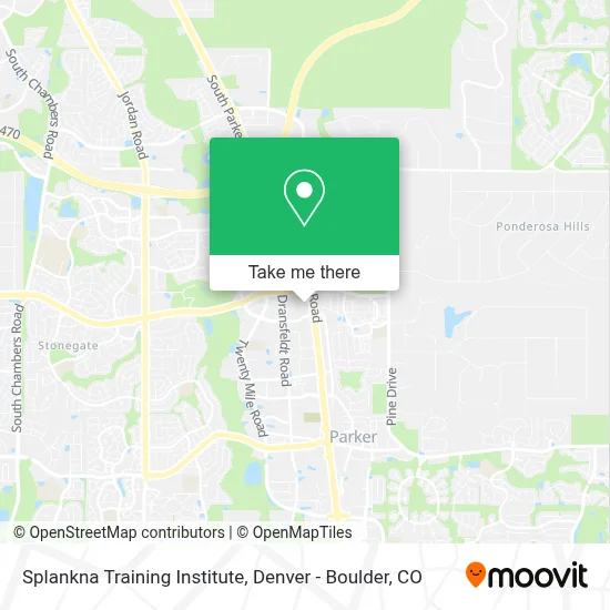 Splankna Training Institute map