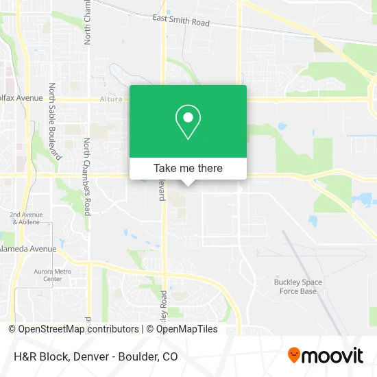 H&R Block map
