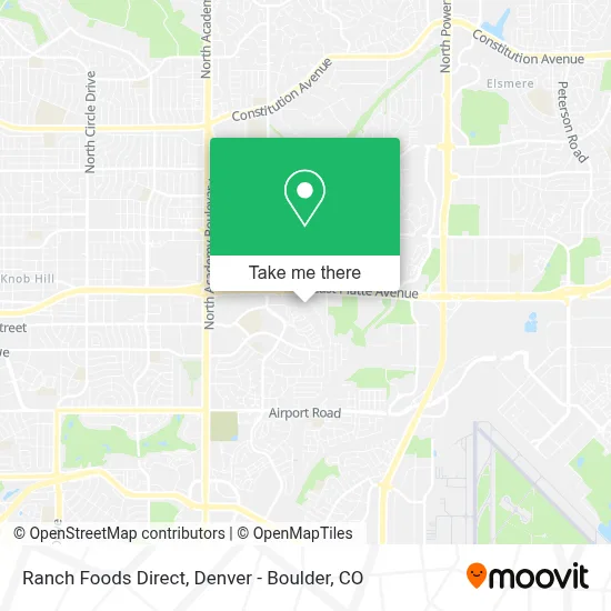 Ranch Foods Direct map