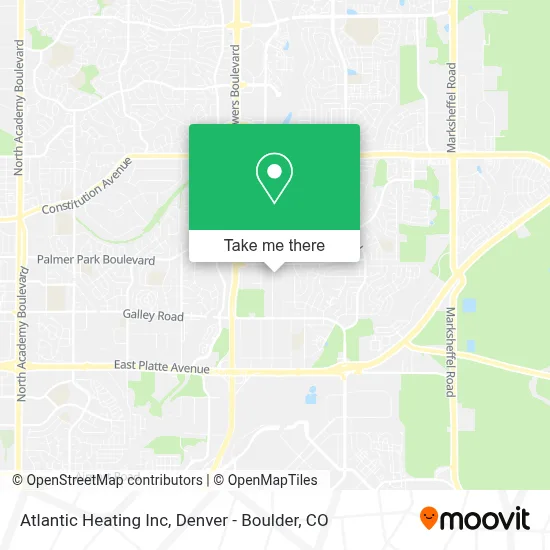 Atlantic Heating Inc map