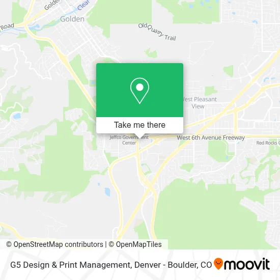 G5 Design & Print Management map