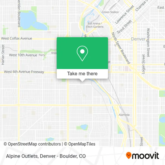 Alpine Outlets map
