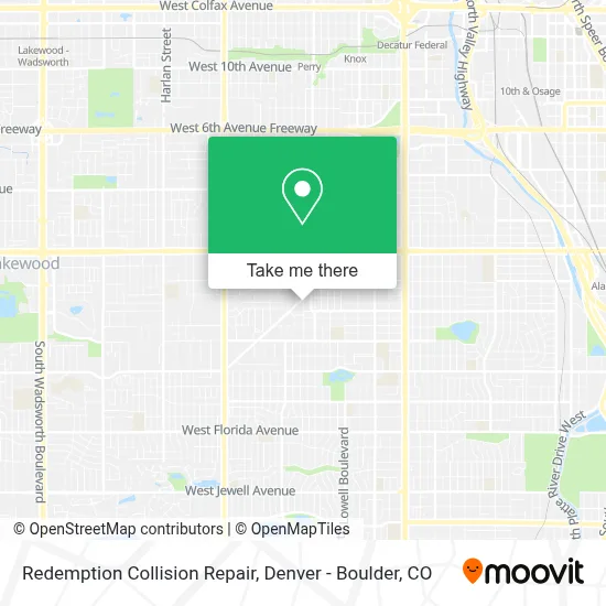 Redemption Collision Repair map