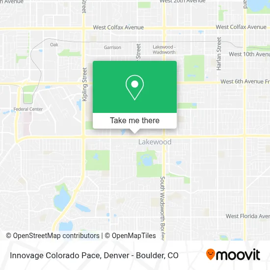 Innovage Colorado Pace map