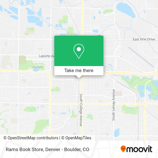 Rams Book Store map