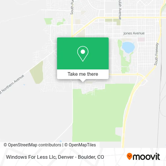 Windows For Less Llc map