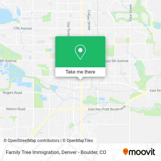 Family Tree Immigration map