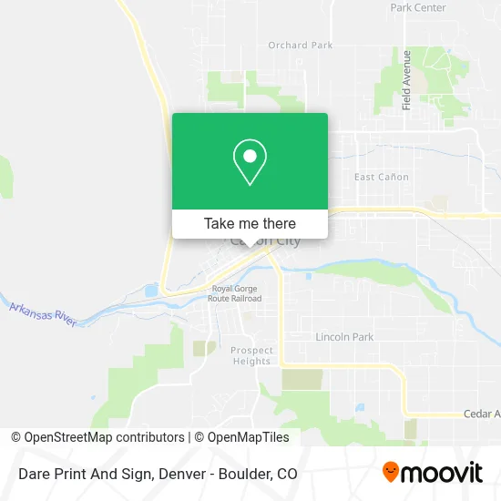 Dare Print And Sign map