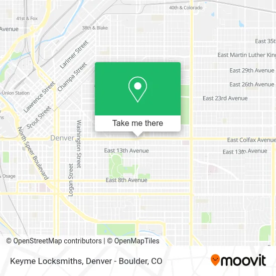 Keyme Locksmiths map