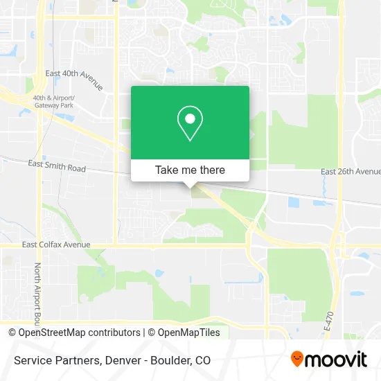 Service Partners map