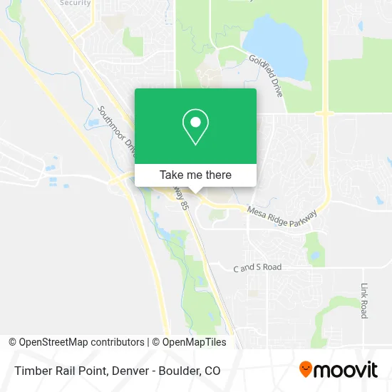 Timber Rail Point map