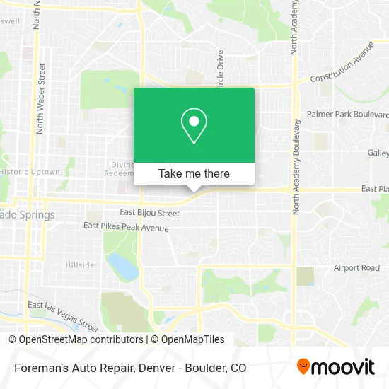 Foreman's Auto Repair map