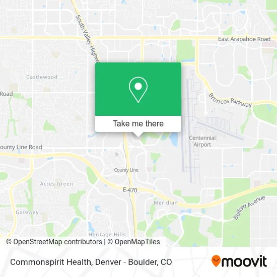 Commonspirit Health map