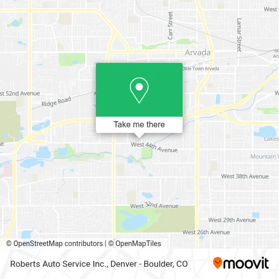 Roberts Auto Service Inc. map
