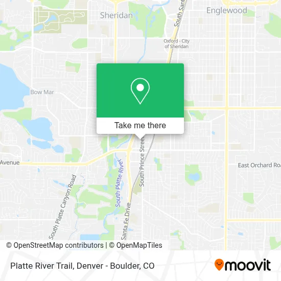Platte River Trail map