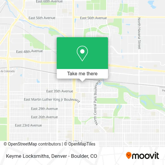 Keyme Locksmiths map