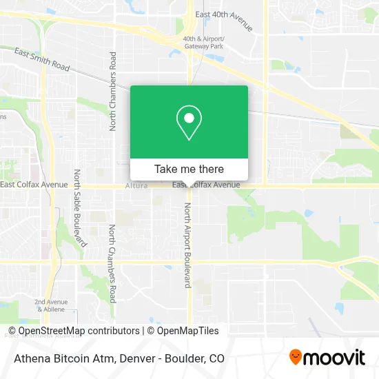 Athena Bitcoin Atm map