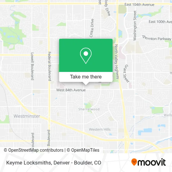 Keyme Locksmiths map