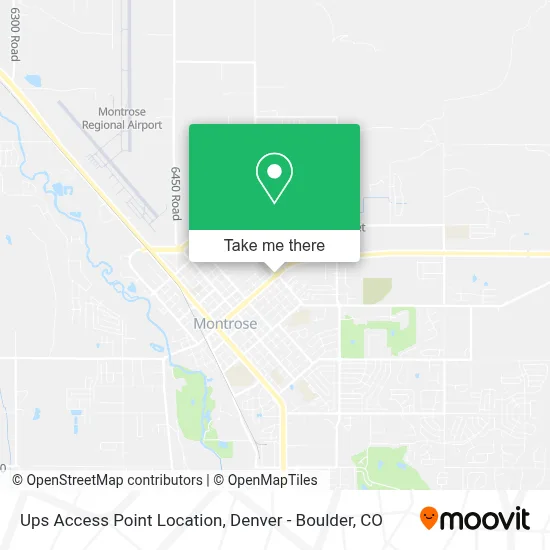 Ups Access Point Location map