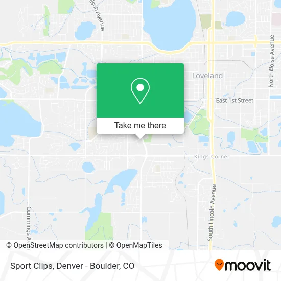 Sport Clips map
