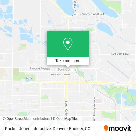 Rocket Jones Interactive map