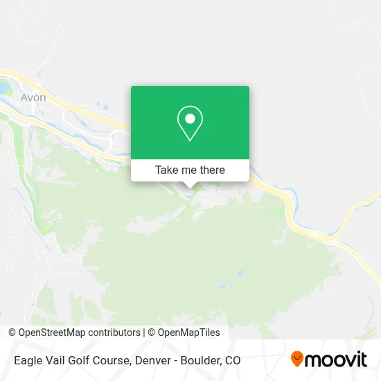 Eagle Vail Golf Course map